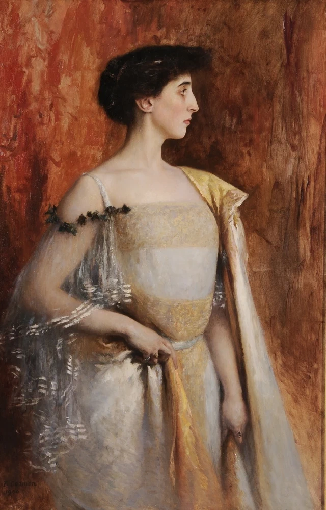 Ritratto di giovane donna, rivolta verso destra, 1904